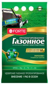 Изображение товара Удобрение для газона гранулированное Bona Forte пролонгированное, 2,5 кг