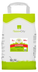 Изображение товара Семена ГазонСity Эконом Сезонная трава, 3 кг