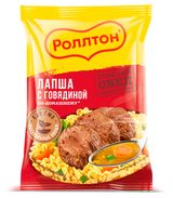 Изображение товара Лапша быстрого приготовления «Роллтон» с говядиной по-домашнему, 85 г