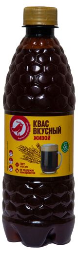 Изображение товара Квас АШАН Красная птица вкусный живой, 0,5 л