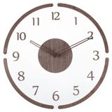 Изображение товара Часы настенные Ladecor Chrono коричневые, d 30 см