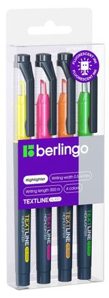 Изображение товара Набор текстовыделителей Berlingo Textline HL450, 4 цвета