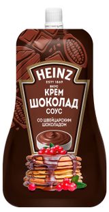 Изображение товара Соус сладкий Heinz шоколадный крем, 200 г