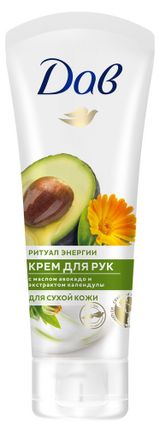 Изображение товара Крем для рук «Дав» Масло авокадо и экстракт календулы, 75 мл