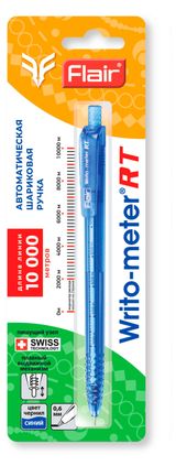 Изображение товара Ручка шариковая автоматическая Flair Writo-meter 0,6 мм синяя