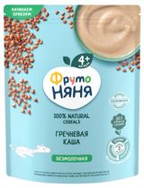 Изображение товара Каша безмолочная «ФрутоНяня» гречневая гипоаллергенная с 4 мес., 200 г