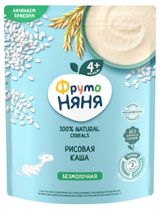 Изображение товара Каша безмолочная «ФрутоНяня» рисовая гипоаллергенная с 4 мес., 200 г