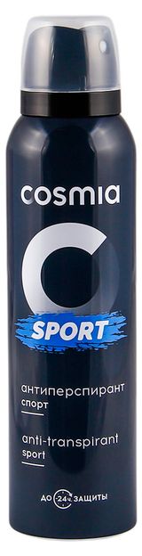Изображение товара Антиперспирант спрей Cosmia Men Спорт, 150 мл