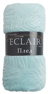 Изображение товара Плед ECLAIR Листья бирюзовый, 150х200 см
