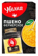 Изображение товара Пшено «Увелка» Фермерское в пакетах для варки, 4х80 г