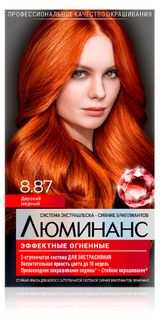 Изображение товара Краска стойкая для волос «Люминанс» 8.87 Дерзкий медный, 150 мл