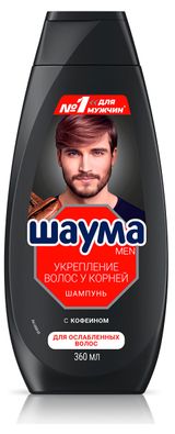 Изображение товара Шампунь для волос «Шаума» Men Укрепление волос у корней для ежедневного применения, 360 мл