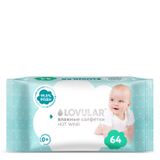Изображение товара Салфетки влажные для детей Lovular, 64 шт