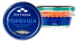 Изображение товара Икра лососевая «Путина» зернистая, 120 г