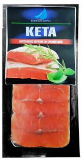 Изображение товара Кета холодного копчения «Дивный берег» филе ломтики, 80 г