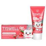 Изображение товара Зубная паста детская TISWELL Реминерализующая Клубничный пломбир от кариеса 2–6 лет, 60 г