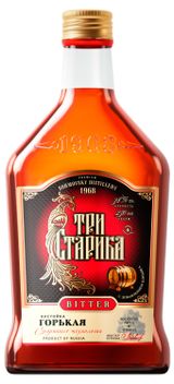 Изображение товара Настойка горькая «Три старика» Россия, 0,25 л