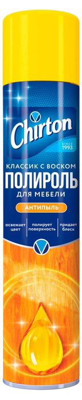 Изображение товара Полироль для мебели Chirton Классик антипыль, 300 мл