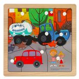 Изображение товара Деревянная рамка-вкладыш «Буратино» с ручками Щенячий патруль, в ассортименте