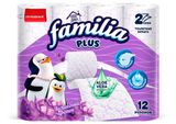 Изображение товара Туалетная бумага Familia Plus Волшебный цветок 2 слоя, 12 рулонов