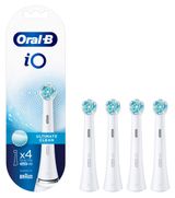 Изображение товара Насадка для зубной щетки Oral-B Ultimate Clean IO белые, 4 шт