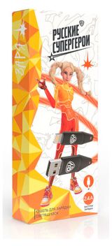 Изображение товара Кабель USB-iP BY Светящийся, 1 м