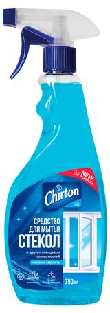 Изображение товара Спрей для мытья окон стекол и зеркал Chirton Морская Свежесть, 750 мл