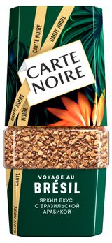 Изображение товара Кофе растворимый Carte Noire Voyage Au Bresil сублимированный, 90 г