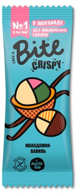 Изображение товара Батончик Take a Bite Crispy макадамия-ваниль, 45 г
