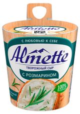 Изображение товара Сыр творожный с розмарином Almette 60% БЗМЖ, 150 г