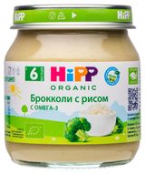 Изображение товара Пюре овощное HiPP Брокколи с рисом с 6 мес., 100 г