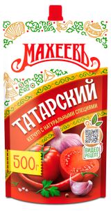 Изображение товара Кетчуп томатный «МАХЕЕВЪ» Татарский, 500 г