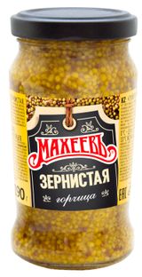Изображение товара Горчица «МАХЕЕВЪ» зернистая, 190 г
