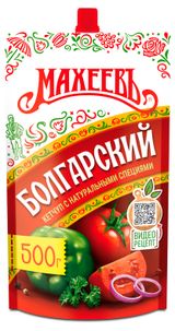 Изображение товара Кетчуп томатный «МАХЕЕВЪ» Болгарский, 500 г