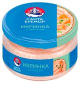 Изображение товара Икра мойвы «Санта Бремор» Икринка деликатесная с лососем копченая, 160 г