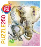 Изображение товара Пазл детский ONE TWO FUN Животные, 250 элементов в ассортименте