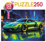Изображение товара Пазл детский ONE TWO FUN Машины, 250 элементов в ассортименте