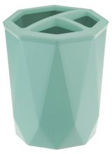 Изображение товара Подставка для зубных щеток Actuel Призма бирюзовая
