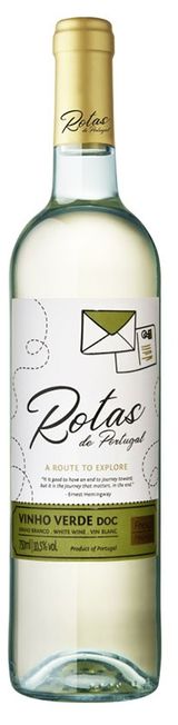 Изображение товара Вино Rotas da Portugal Vinho Verde белое сухое Португалия, 0,75 л