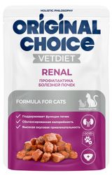 Изображение товара Корм влажный для кошек Original Choice VETDIET Renal профилактика болезней почек, 85 г