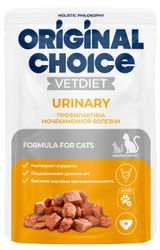 Изображение товара Корм влажный для кошекOriginal Choice VETDIET Urinary профилактика МКБ, 85 г