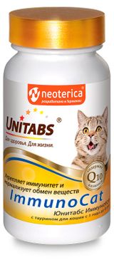 Изображение товара Витамины для кошек Unitabs ImmunoCat с Q10