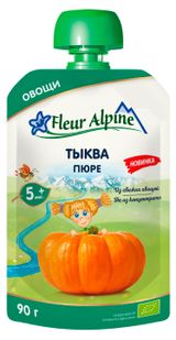 Изображение товара Пюре Fleur Alpine тыква с 5 мес., 90 г