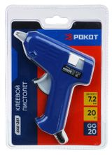 Изображение товара Клеевой пистолет электрический «Рокот» GG-20 20Вт + 2 стержня 7 мм