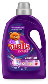 Изображение товара Гель-концентрат для стирки Qualita Expart для цветного белья, 2 л