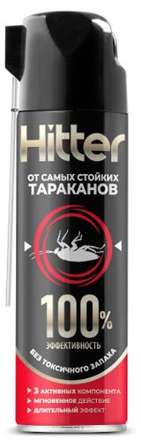 Изображение товара Аэрозоль Hitter от всех ползающих и летающих насекомых, 430 мл