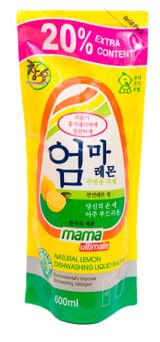 Изображение товара Бальзам для мытья посуды Mama Ultimate Натуральный лимон, 600 мл