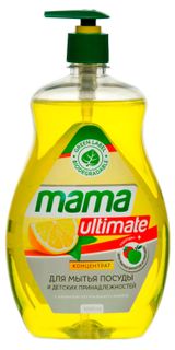 Изображение товара Концентрат для мытья посуды Mama Ultimate Натуральный лимон, 1 л