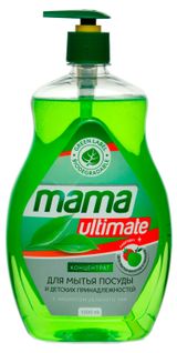 Изображение товара Концентрат для мытья посуды Mama Ultimate Зеленый чай, 1 л