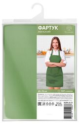 Изображение товара Фартук женский «Коллекция» зеленый, 60х70 см